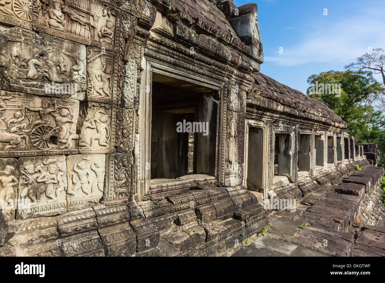 Temple du Baphuon à Angkor Thom, Angkor, Site du patrimoine mondial de l'UNESCO, la Province de Siem Reap, Cambodge, Indochine, Asie du Sud, Asie Banque D'Images