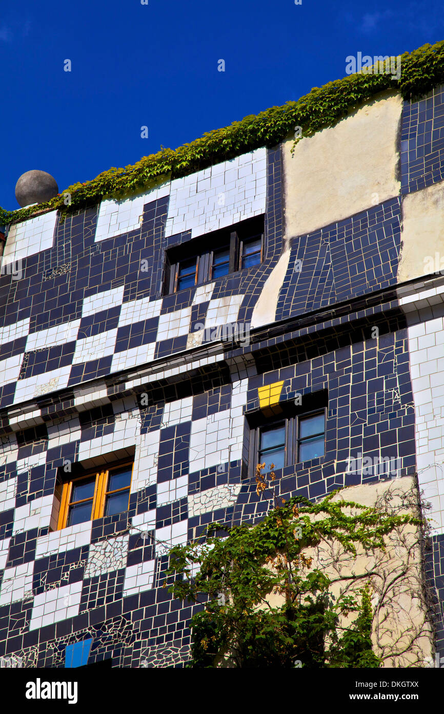 Kunsthaus Wien Musée Hundertwasser, Vienne, Autriche, Europe Banque D'Images