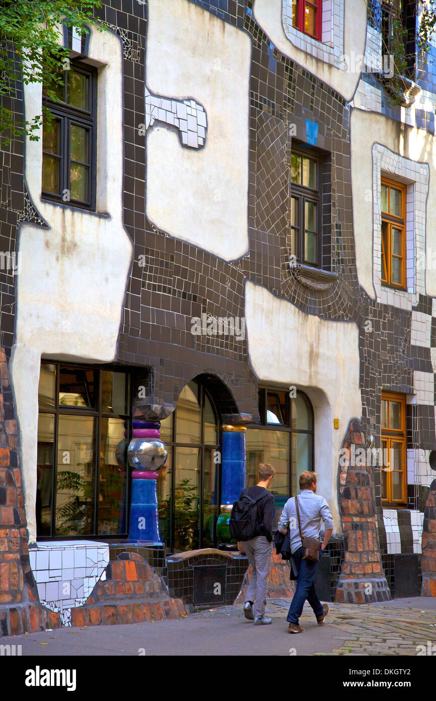 Kunsthaus Wien extérieur Musée Hundertwasser, Vienne, Autriche, Europe Centrale Banque D'Images