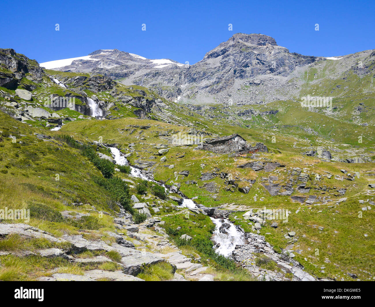 Parc National de la Vanoise, les montagnes des Alpes, France Banque D'Images