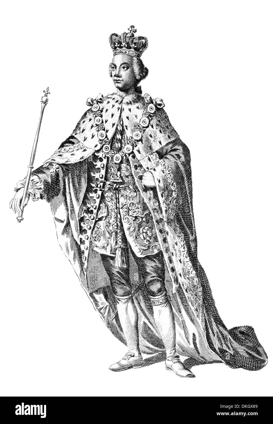 Le roi George III de Grande-Bretagne Banque D'Images