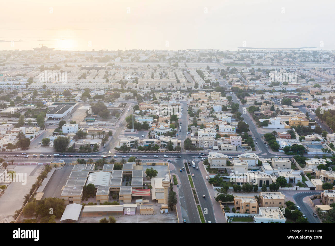 Cityscape, Dubaï, Émirats arabes unis, Moyen Orient Banque D'Images