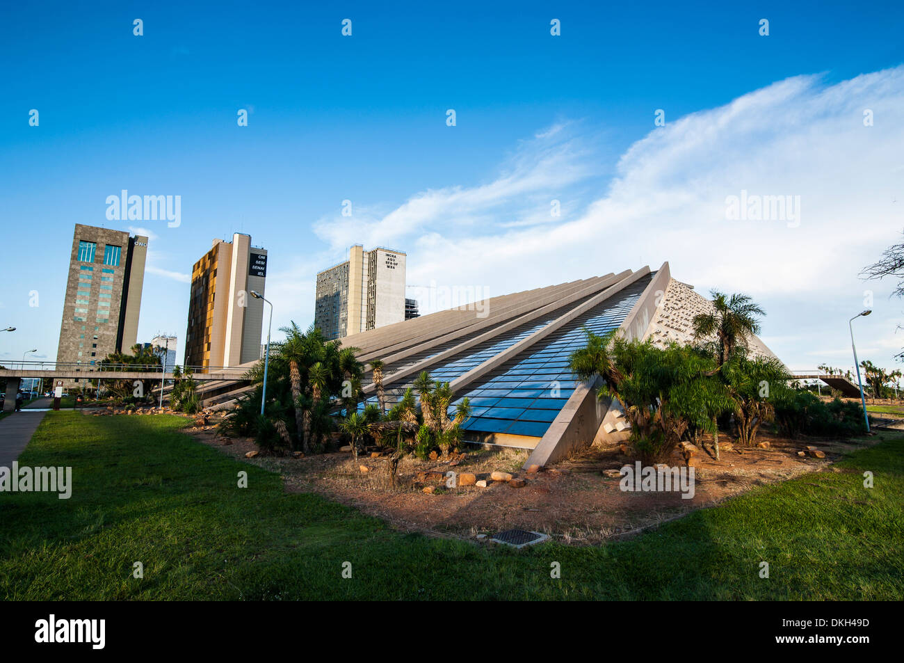 Teatro (le théâtre), Brasilia, Brésil, Amérique du Sud Banque D'Images