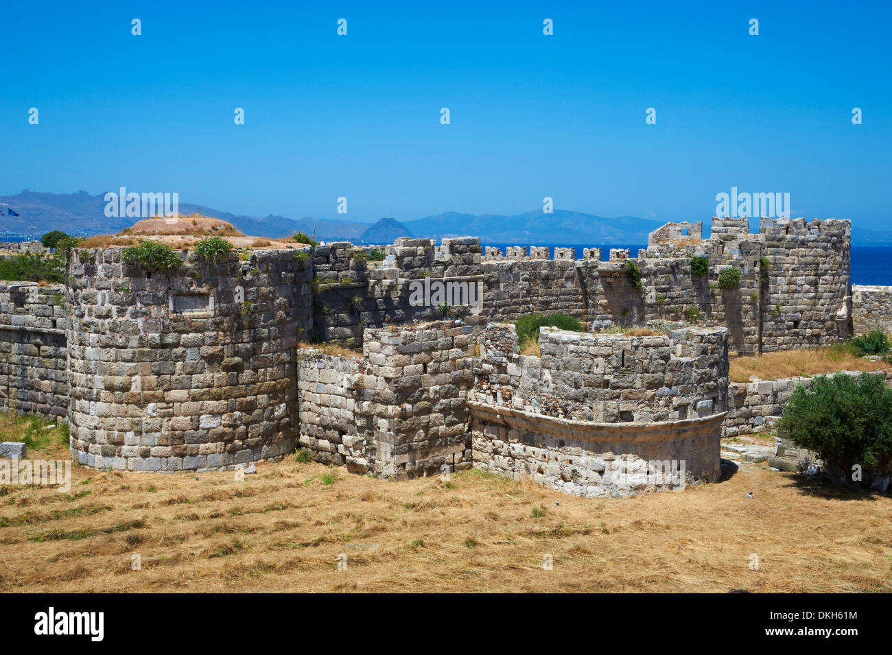 Château de la vieille ville, Kos, Dodécanèse, îles grecques, Grèce, Europe Banque D'Images