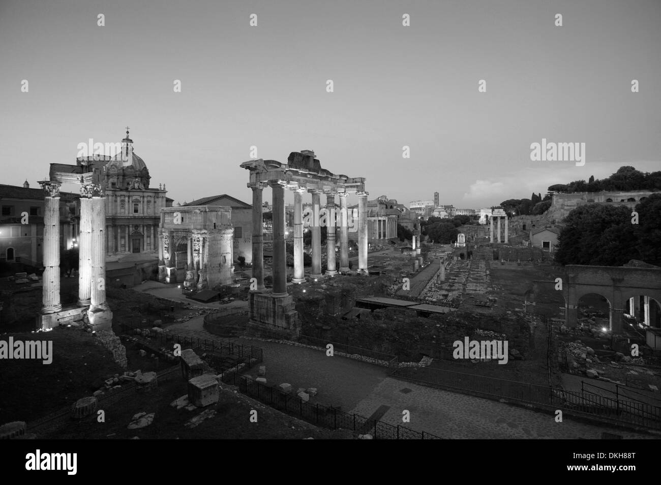 Rome, Rome, la Ville Éternelle, Roma capitale a une riche histoire qui remonte à plus de 2 500 ans. Banque D'Images