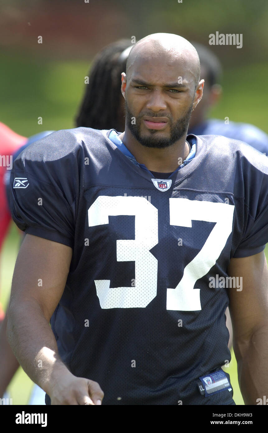 Buffalo Bills arrière défensif George Wilson(37) en action au cours de camp d'entraînement à Pittsford, New York. (Crédit Image : © Mark Konezny/ZUMApress.com) Southcreek/mondial Banque D'Images