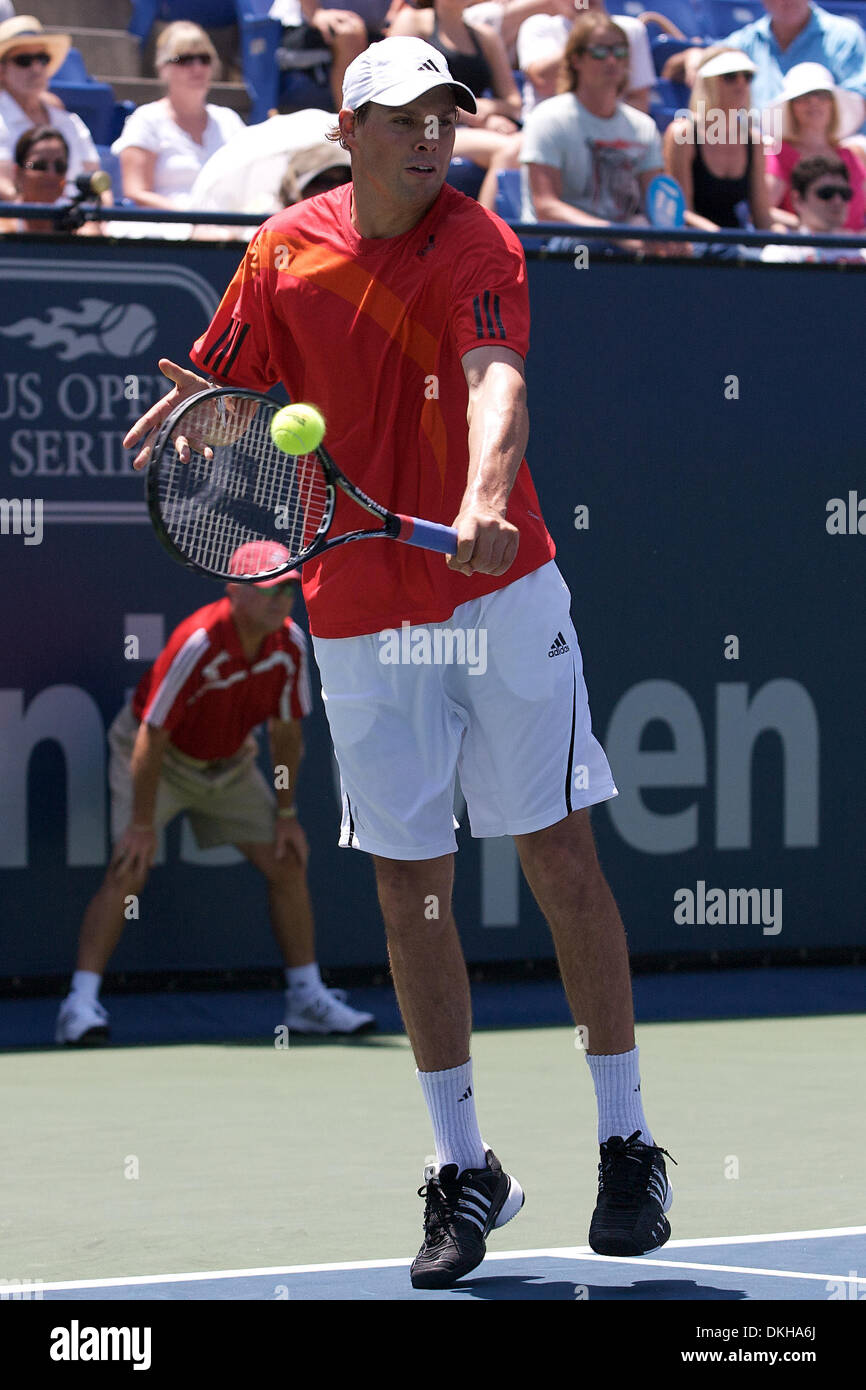 Los Angeles Tennis Open Mens en double finales entre # 1 têtes de équipe de  frères Bob et Mike Bryan des États-Unis et de l'équipe de graines # 9  Benjamin Becker et