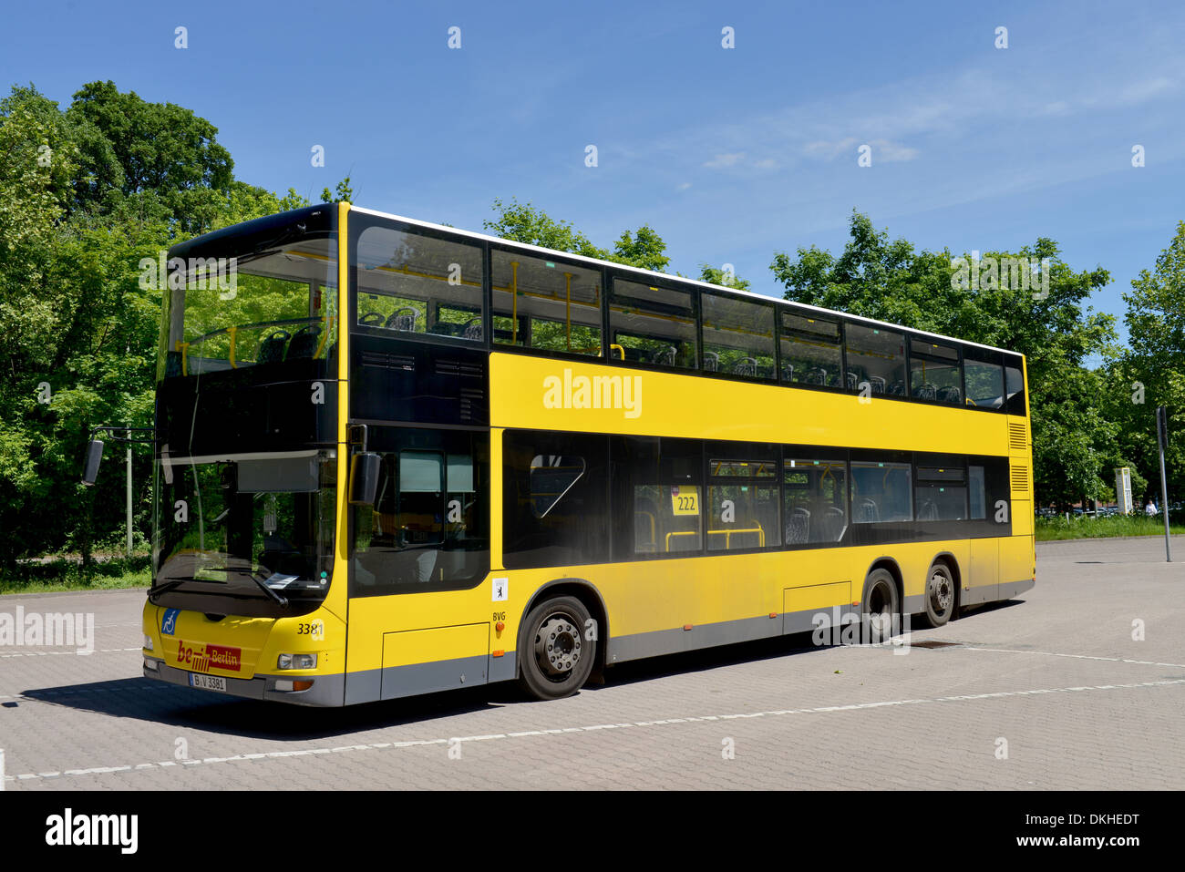Bus, Linie 222, Berlin, Deutschland Banque D'Images