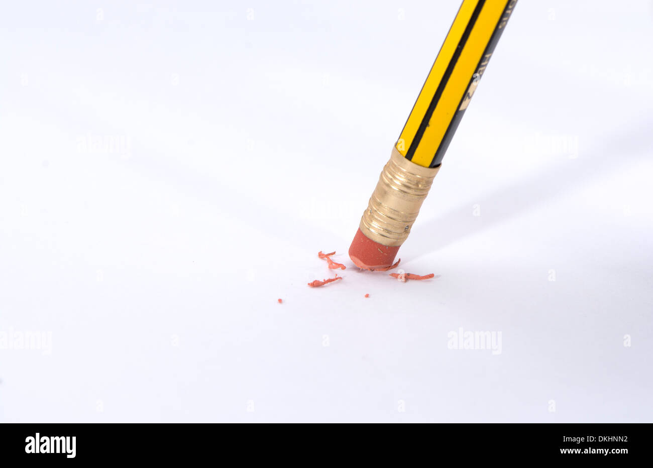 Une gomme à crayon Gommage Banque D'Images