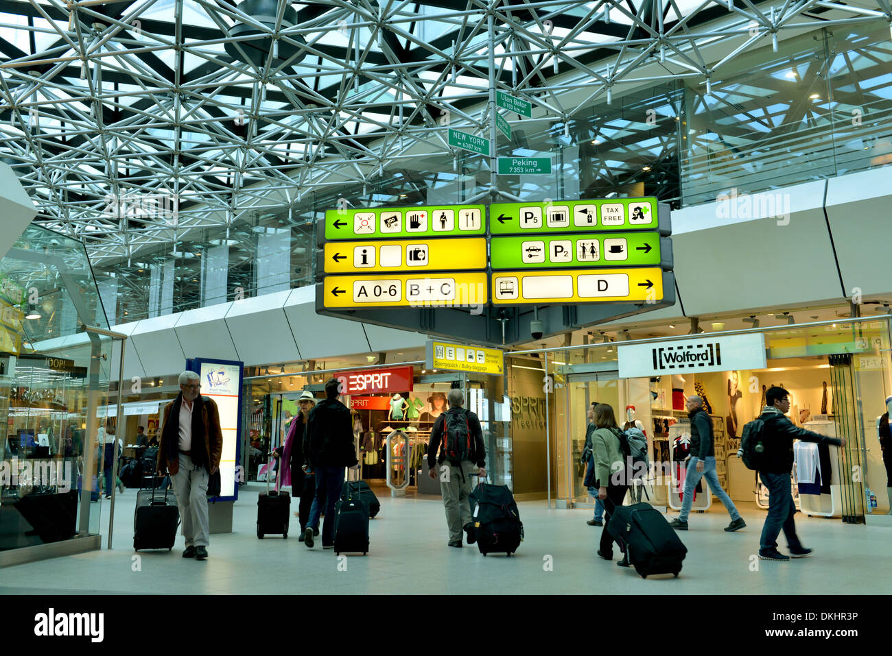 Haupthalle, Flughafen Tegel, Berlin, Deutschland Banque D'Images