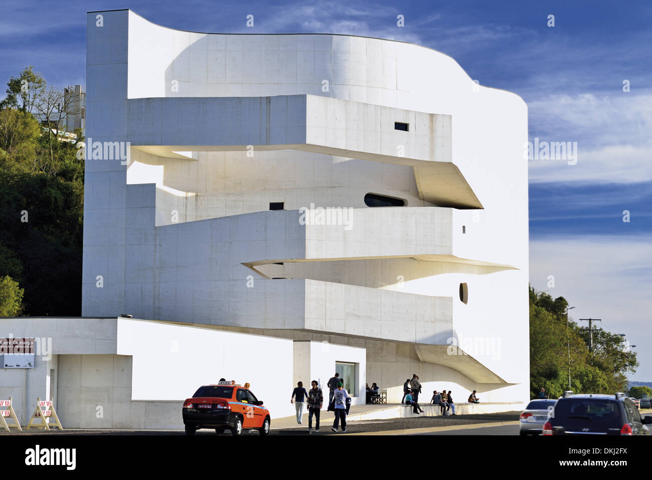 Brésil, Rio Grande do Sul, Porto Alegre, Ibere Camargo Foundation, de la construction, des arts, de la culture, de l'architecture, Alvaro Siza Vieira, blanc, lumineux, Siza style, Voyage, tourisme, tourisme, capitale de Rio Grande do Sul, Brésil 2014 Coupe du Monde de soccer, l'hôte 2 Banque D'Images