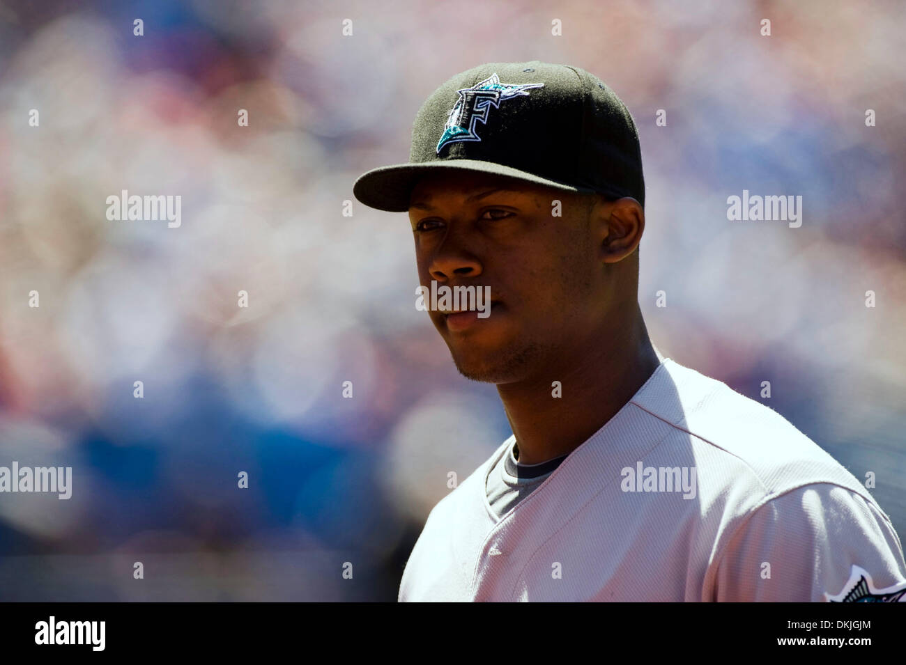 14 juin 2009 - Toronto, Ontario, Canada - 14 juin 2009 : Floride Marlins Hanley Ramirez (2) au Centre Rogers à Toronto, au Canada. ..La Floride a gagné sur les Blue Jays 11-3 (crédit Image : © Global/ZUMApress.com) Southcreek Banque D'Images