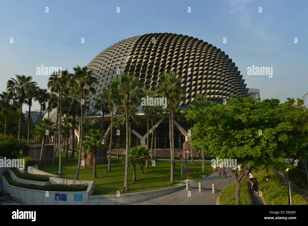 Esplanade Theatres on the Bay, Singapour Banque D'Images