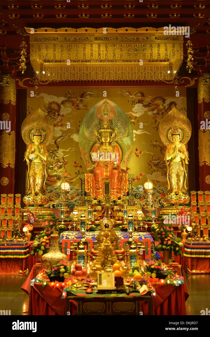 Buddha Tooth Relic Temple, North Bridge Road, Singapore Banque D'Images