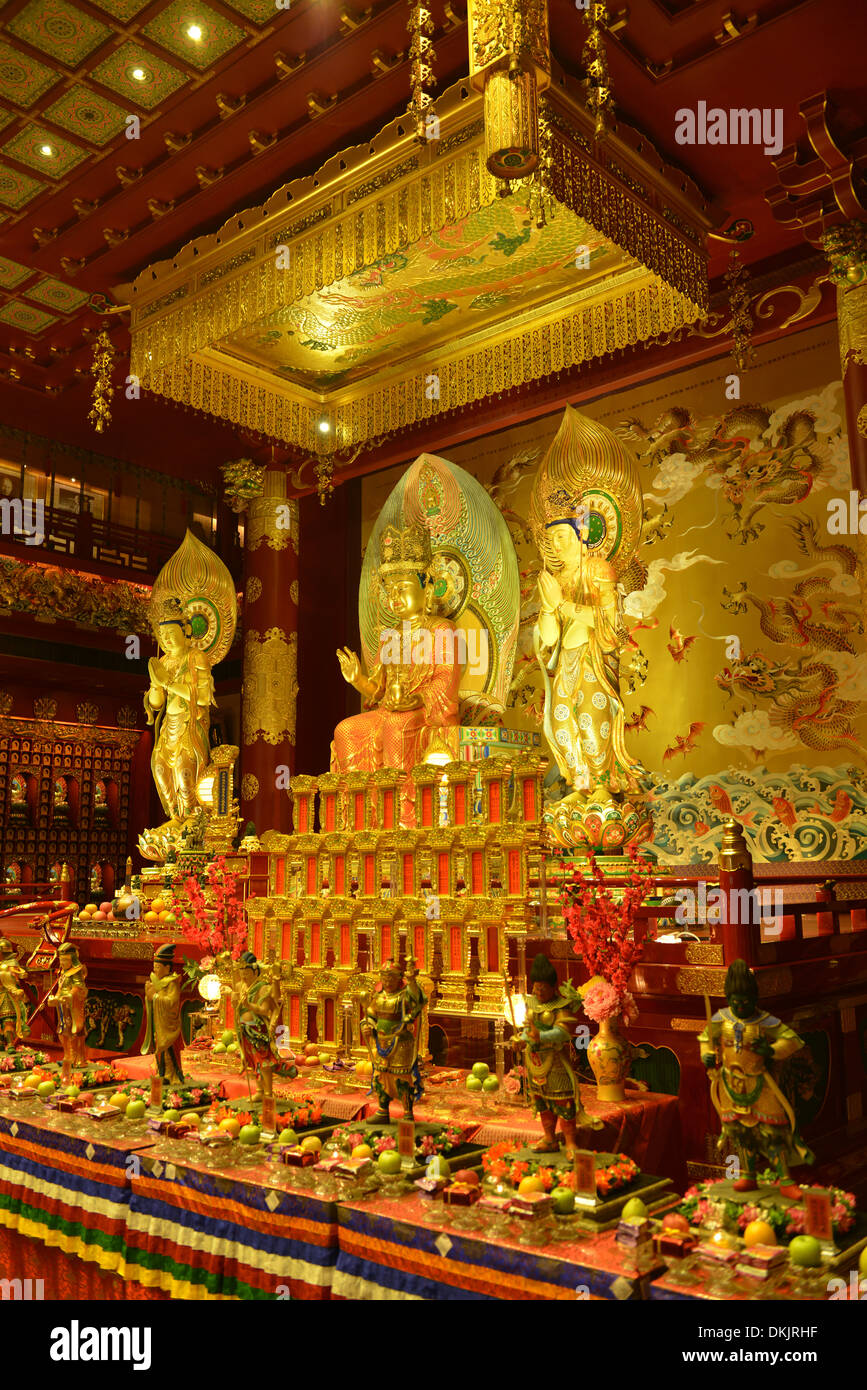 Buddha Tooth Relic Temple, North Bridge Road, Singapore Banque D'Images