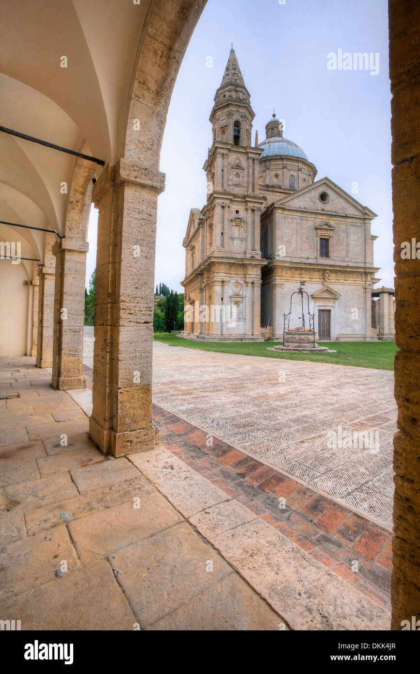 Église de San Biagio à Montepulciano, Toscane Banque D'Images