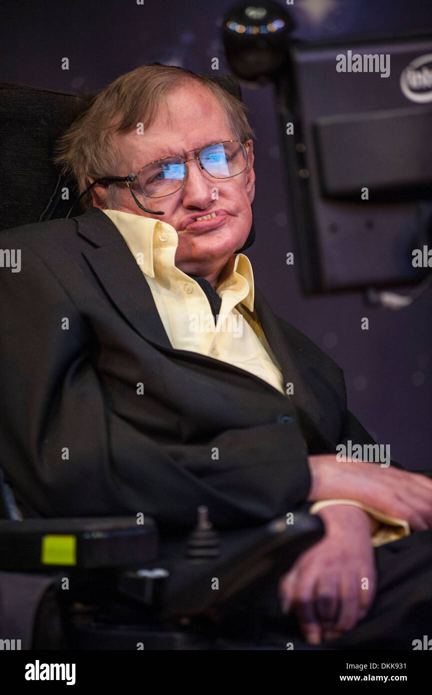 Le professeur Stephen Hawking Banque D'Images