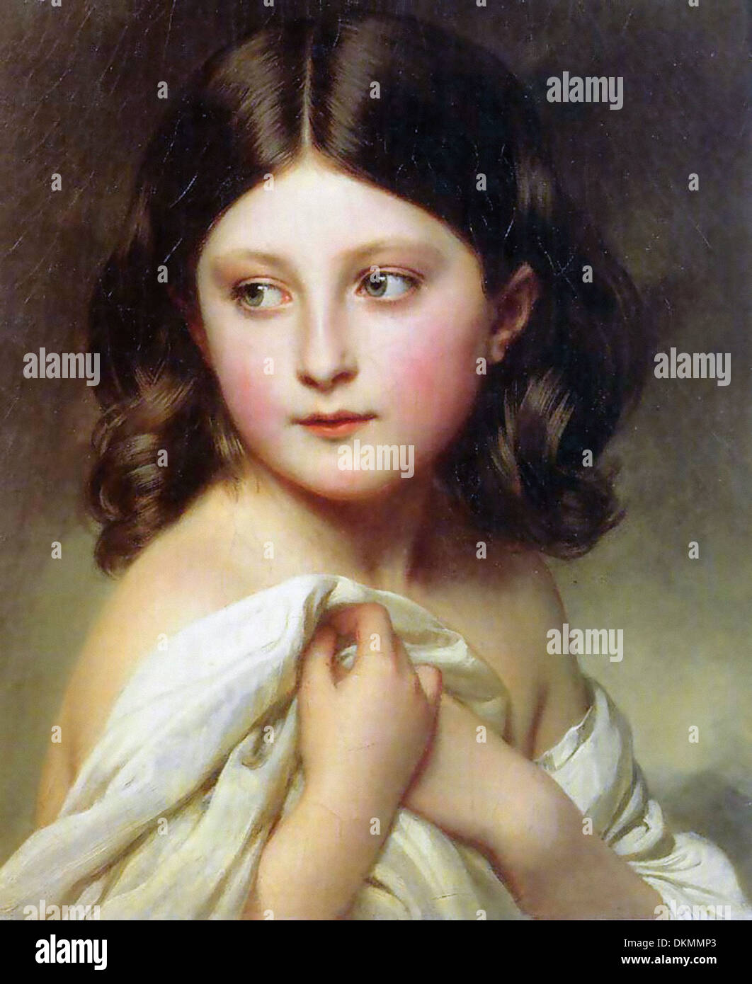 Franz Xaver Winterhalter - Portrait de la princesse Charlotte Banque D'Images