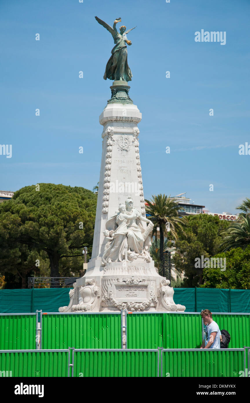 Monument du Centenaire , Promenade des Anglais, Nice, Côte d'Azur, France Banque D'Images