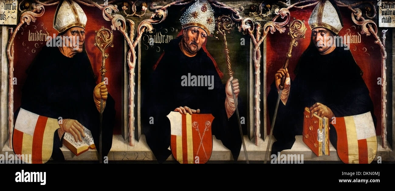 Eliland Walfried Waldram sucette du monastère Benediktbeuren ( Klosters Benediktbeuern ) Jan Polack Allemagne 1480-1519 Banque D'Images