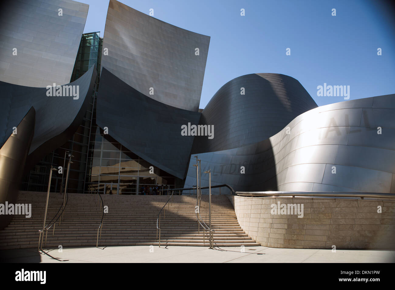 Le Walt Disney Concert Hall à Los Angeles, USA Banque D'Images