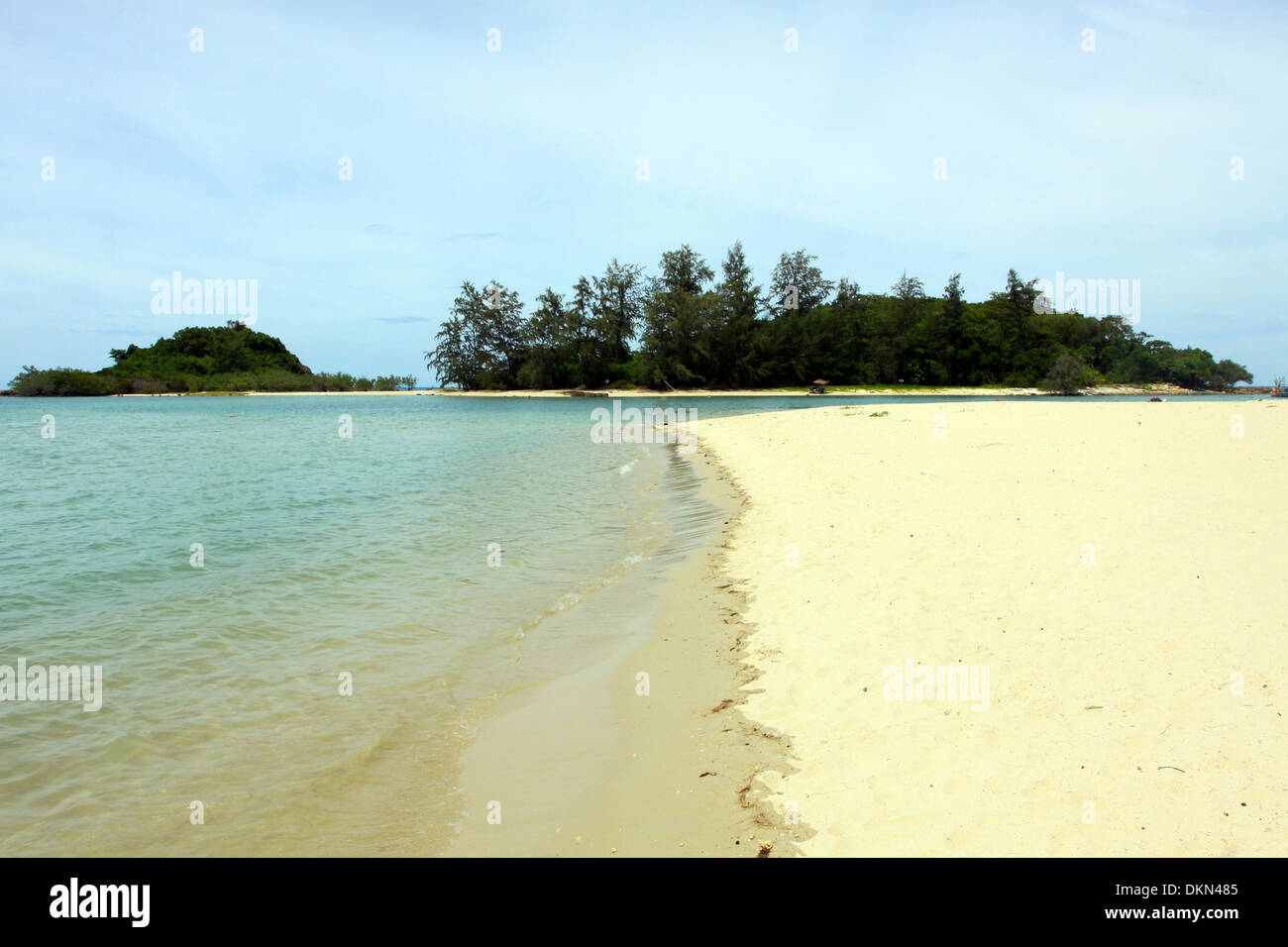 Koh Samui Thaïlande plage Choeng Mon Beach Banque D'Images