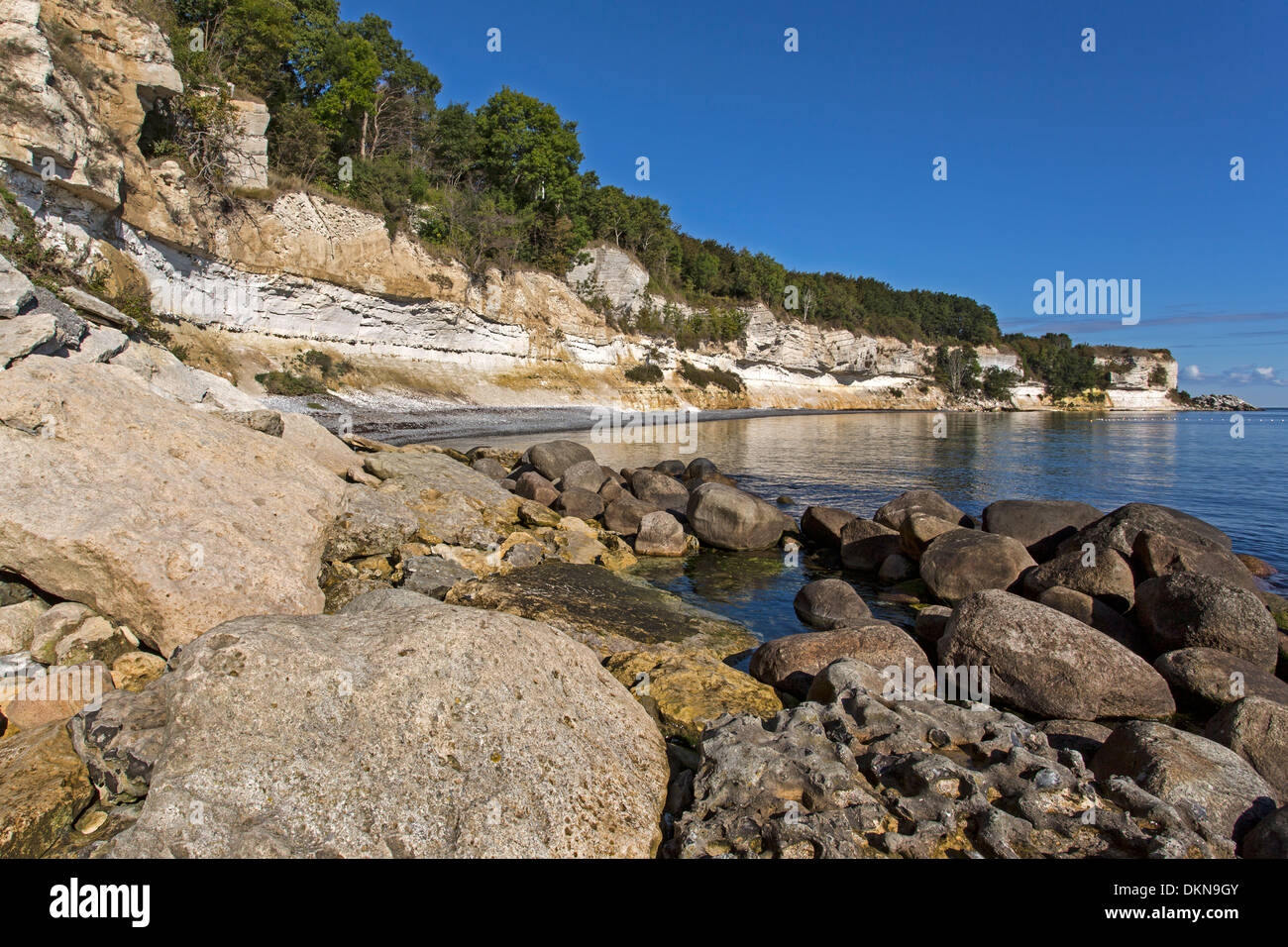 Stevns Klint, Danemark, Europe Banque D'Images