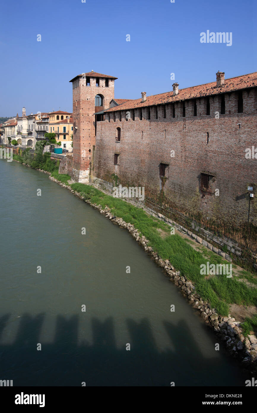 Le Château Scaliger Castelvecchio, Verona, Italie Banque D'Images