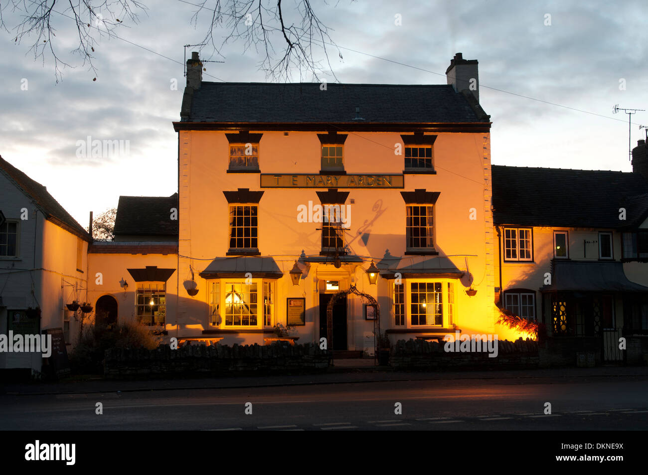 Le pub Mary Arden, Warwickshire, Royaume-Uni, Henley-in-Arden Banque D'Images