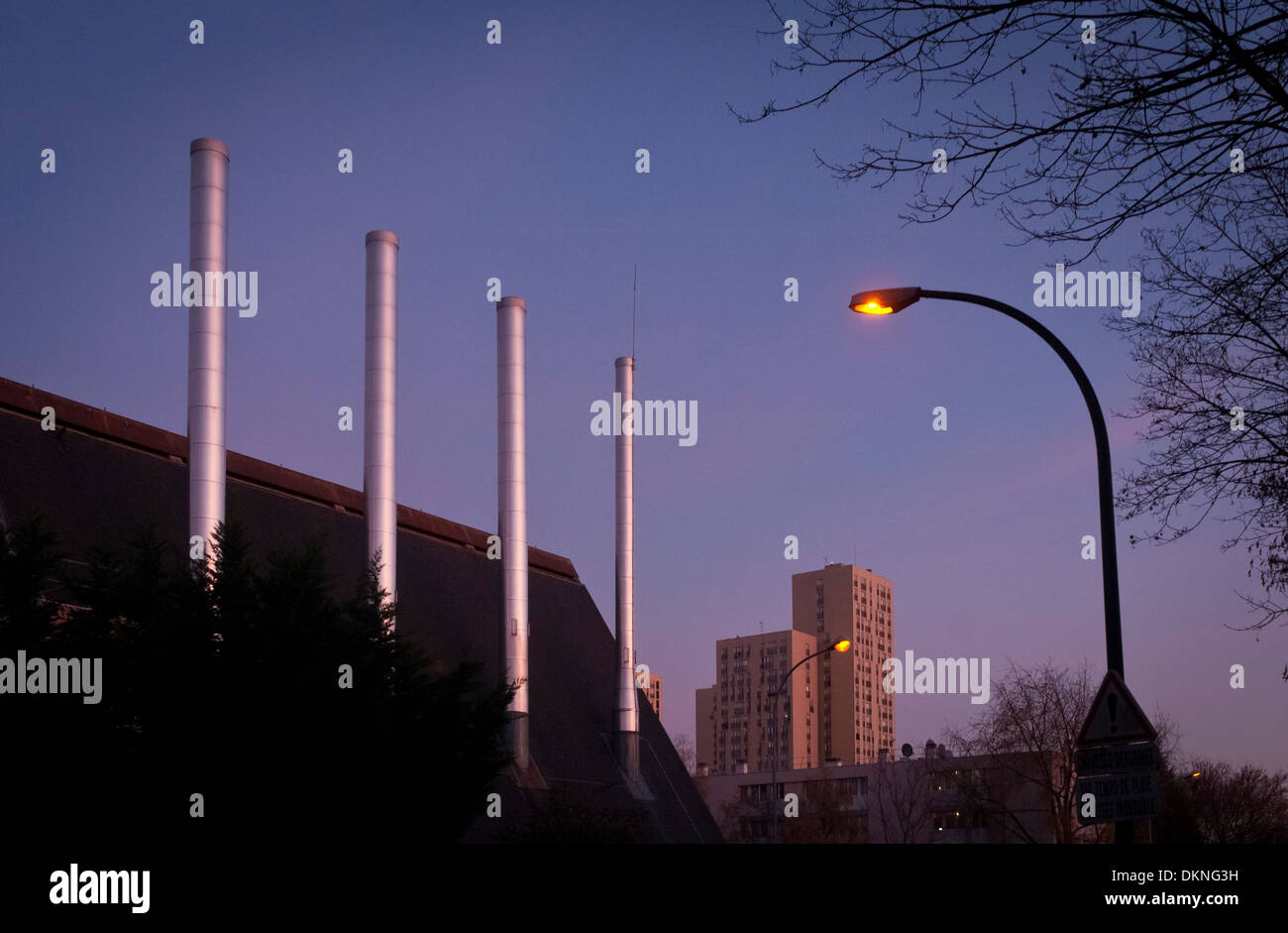 Banlieue parisienne, le quartier de la Croix-Blanche, Vigneux-sur-Seine, Ile-de-France, France. Banque D'Images