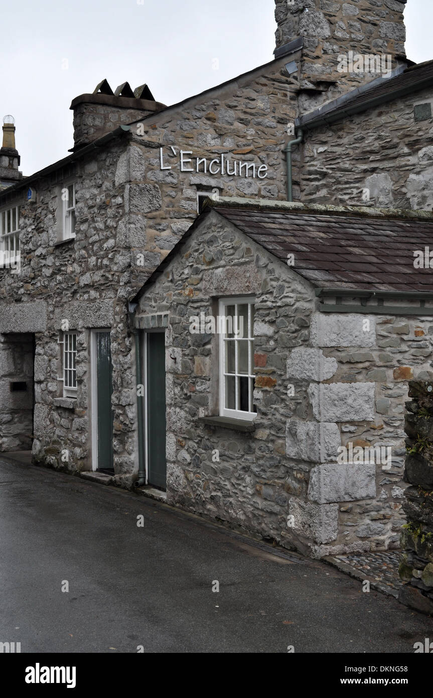 Le Guide Michelin deux L'enclume restaurant, dirigé par Simon Rogan et reçu le prix du meilleur au Royaume-Uni par le Good Food Guide Banque D'Images