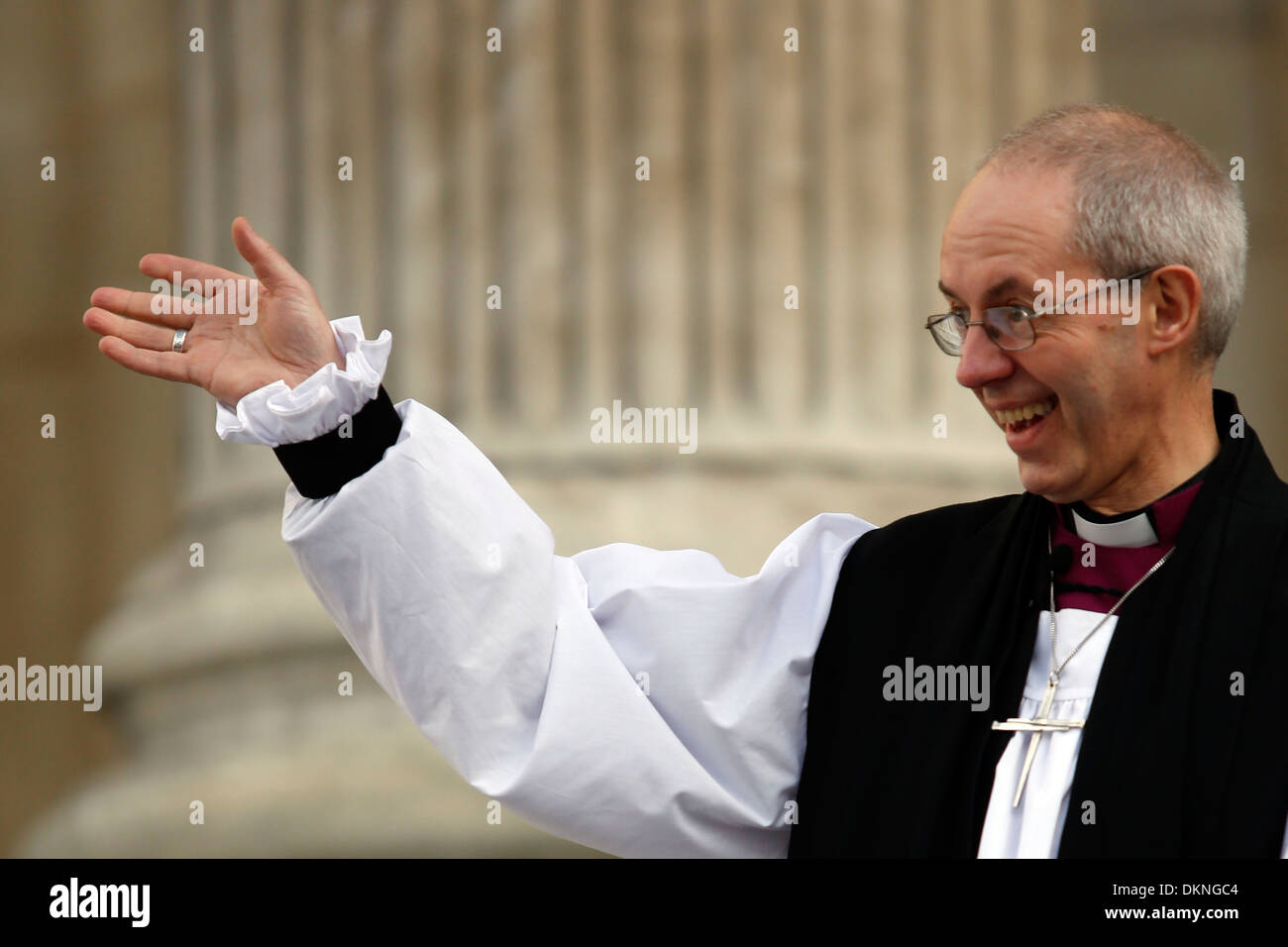 Le 105e archevêque de Canterbury, Justin Welby Banque D'Images