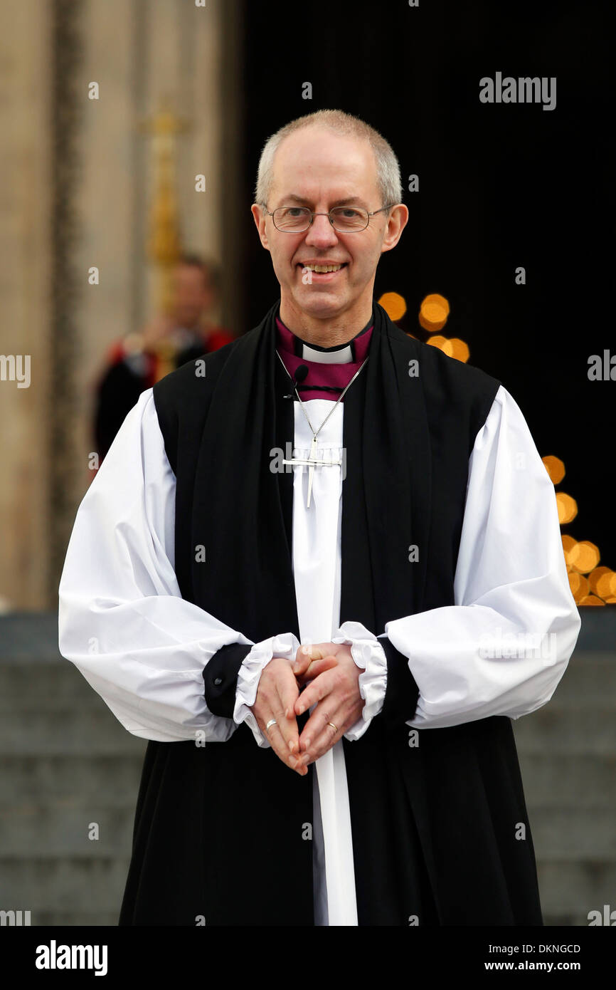 Le 105e archevêque de Canterbury, Justin Welby Banque D'Images