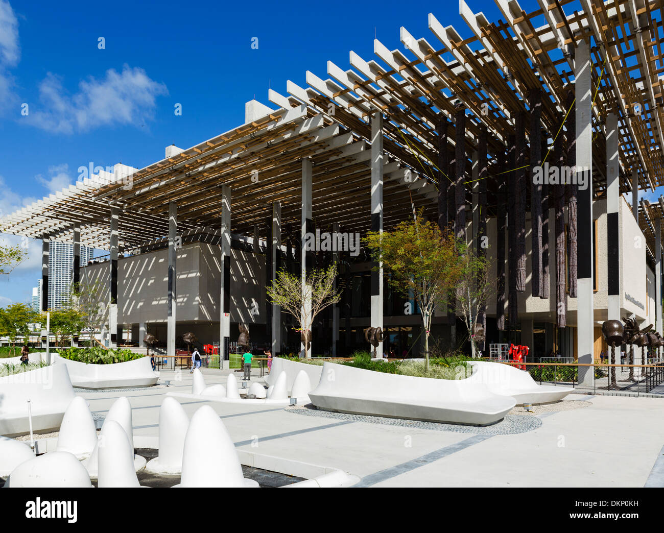 The Perez Art Museum of Miami (PAMM), Museum Park, Miami, Floride, États-Unis Banque D'Images