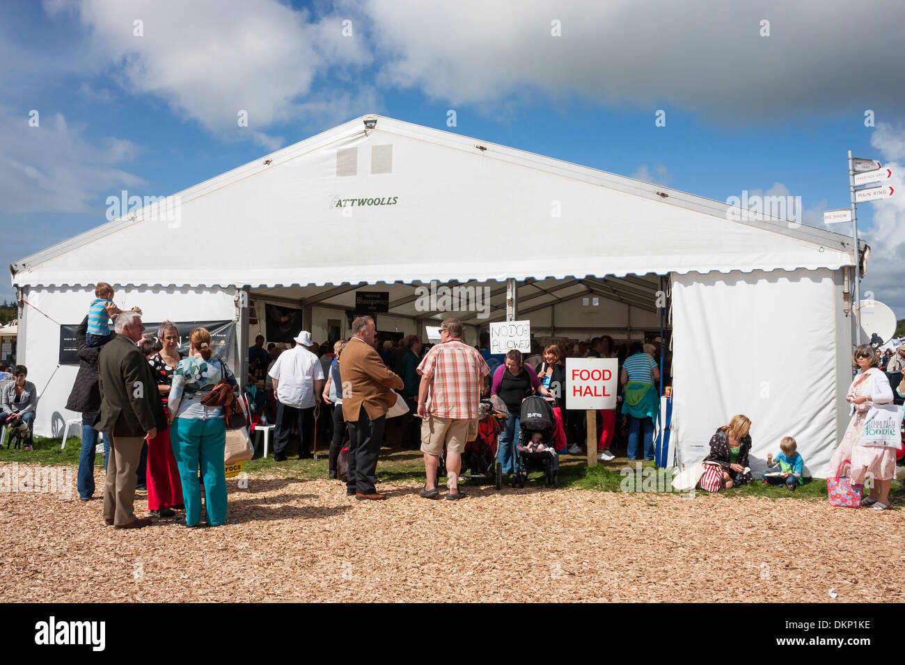 Salon de l'agriculture tente à l'Alimentaire Banque D'Images
