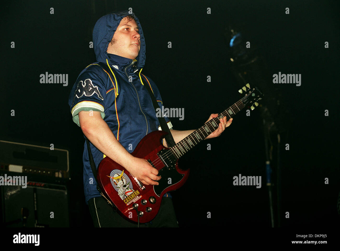 STUART BRAITHWAITE.chant,guitare avec ''MOGWAI''.14/07/1999.S74C12 Banque D'Images