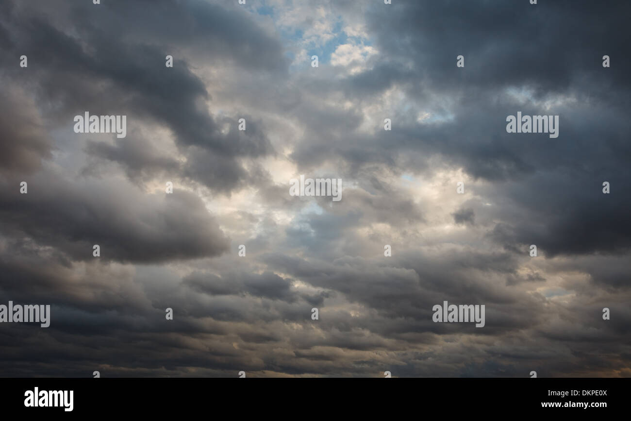 Contexte naturel : ciel d'orage Banque D'Images
