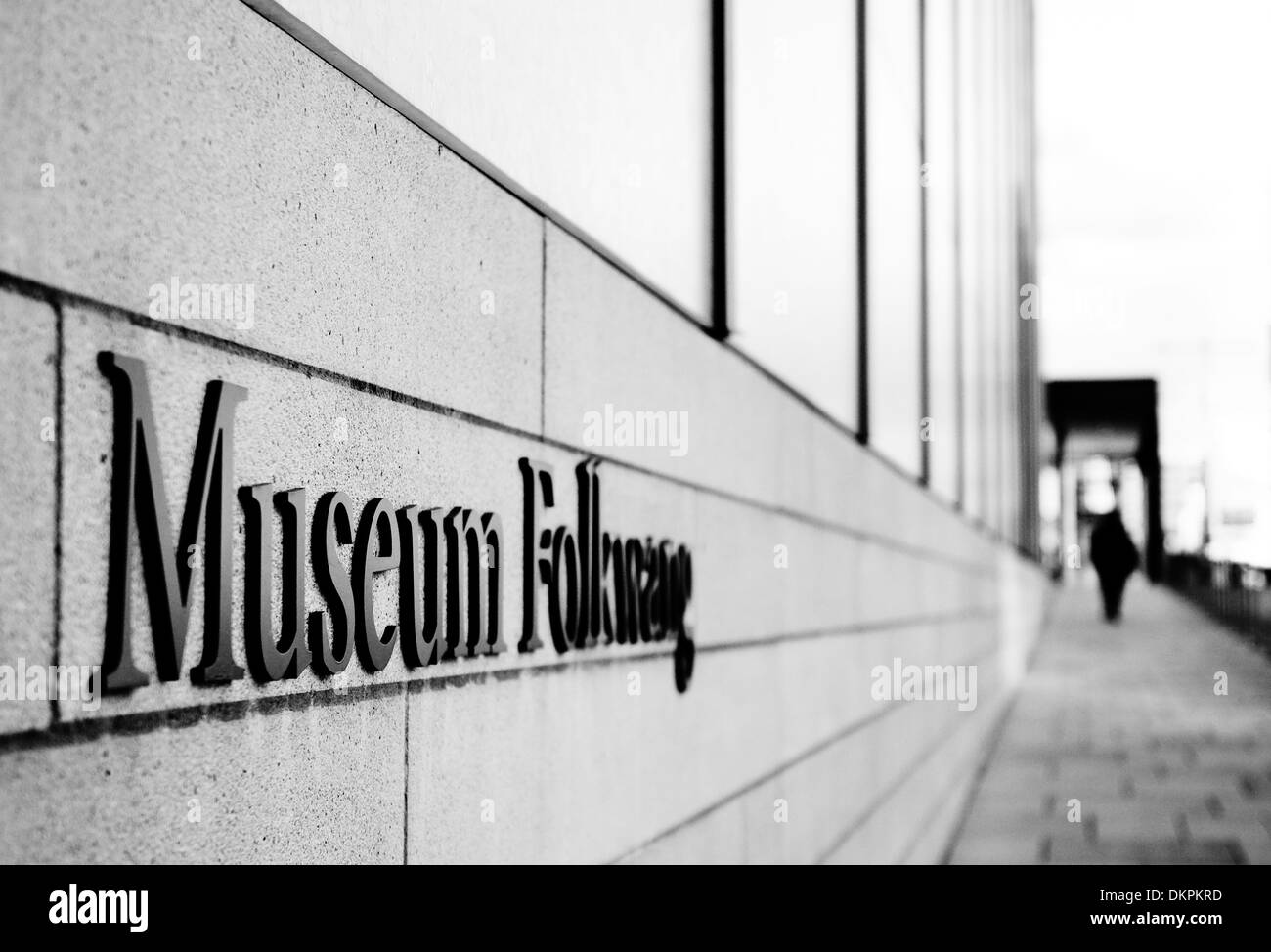 La nouvelle entrée principale du musée Folkwang à Essen, la Ruhr, Allemagne, Europe Banque D'Images