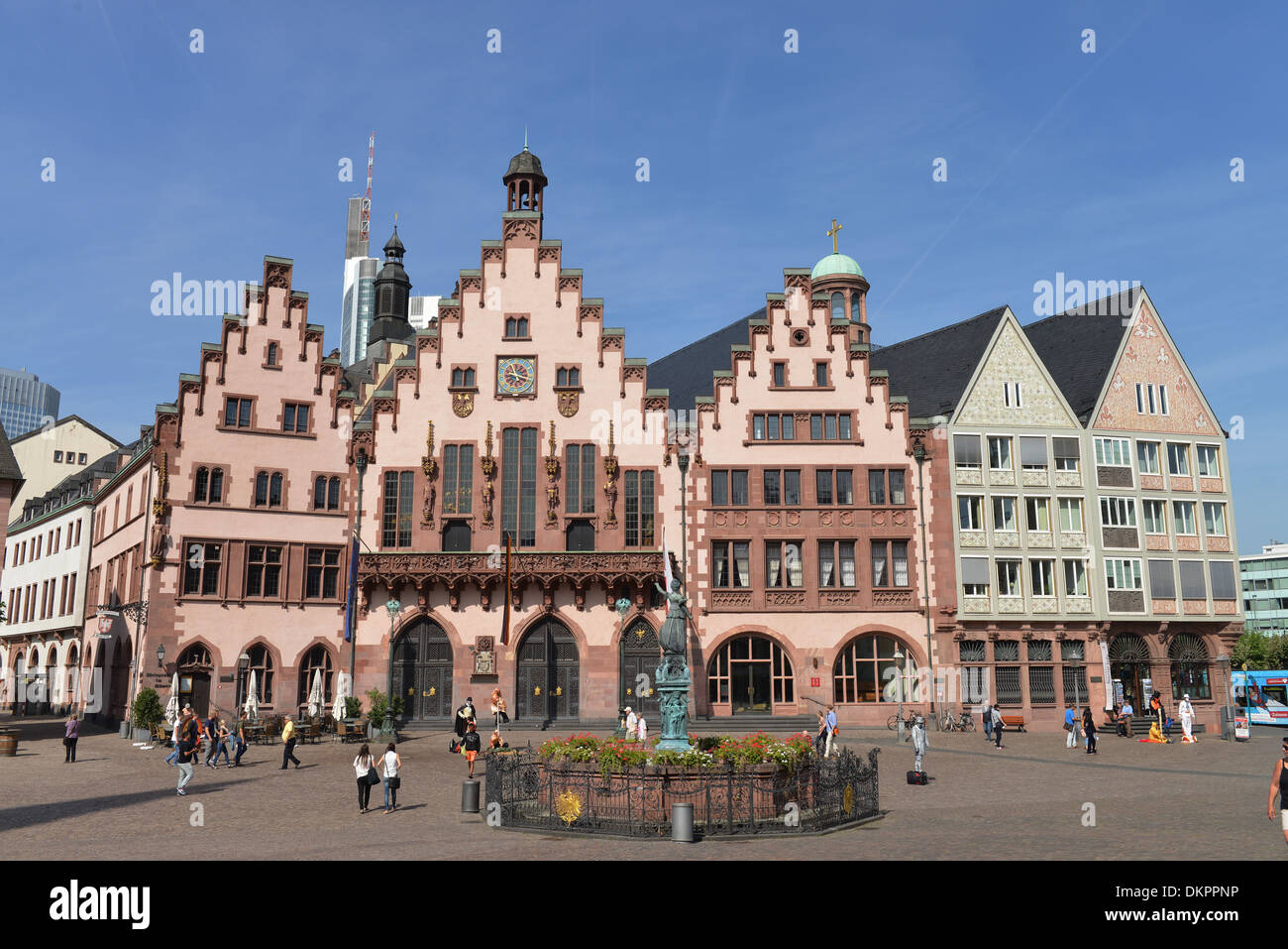 'Rathaus Roemer', Frankfurt am Main, Hessen, Allemagne / Römer Banque D'Images