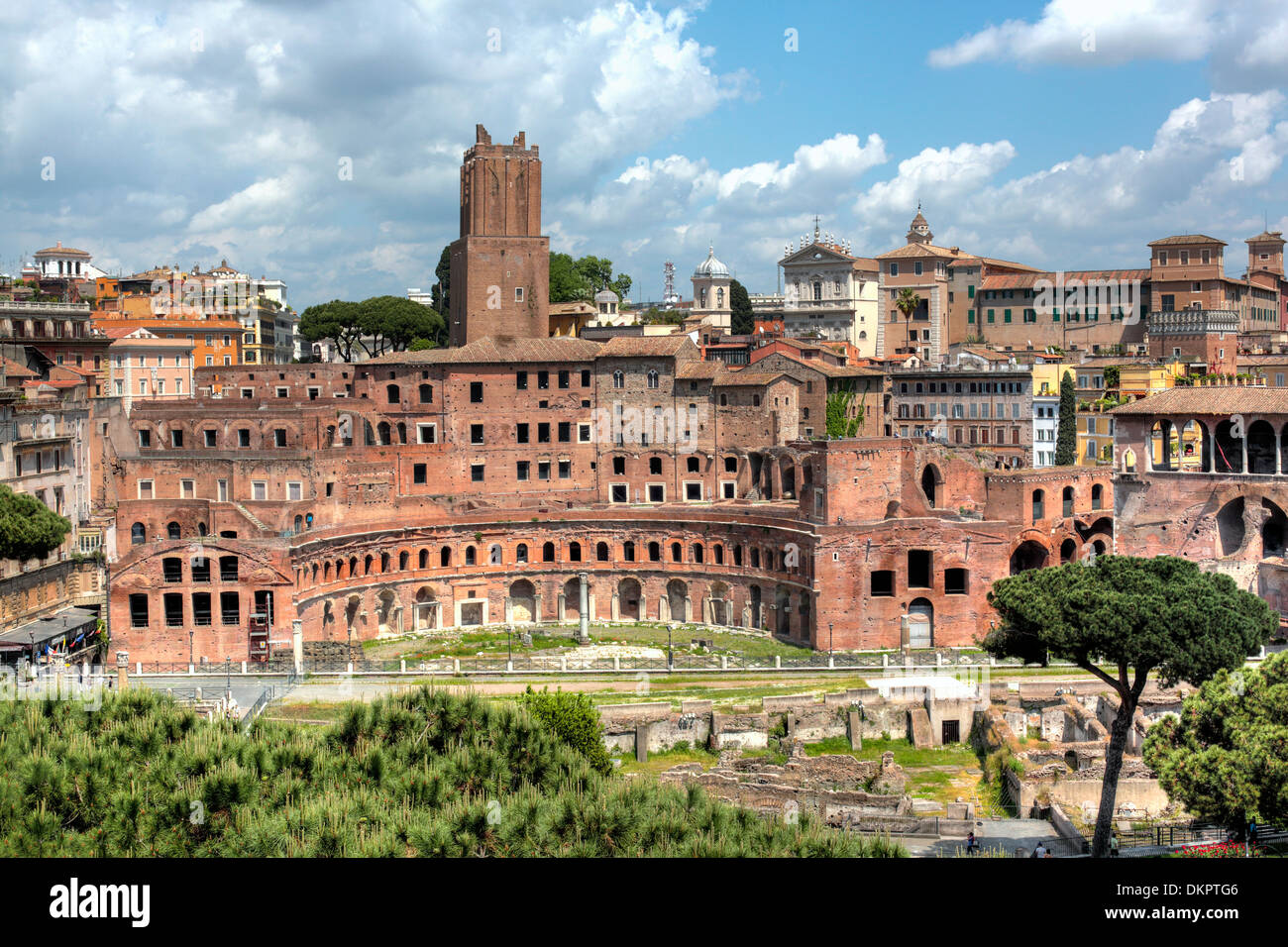 Marchés de Trajan, Rome, Italie Banque D'Images