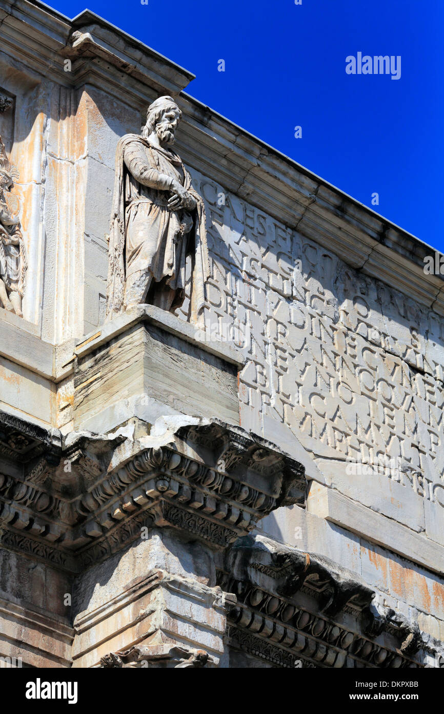 Arc de triomphe de Constantin, Rome, Italie Banque D'Images