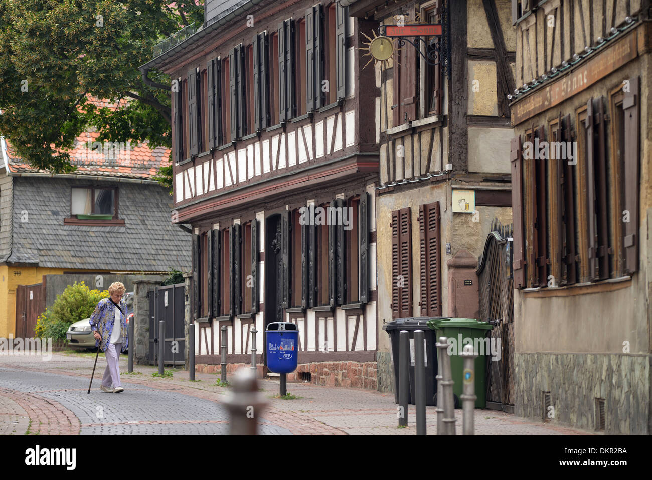 Bornheimer Altes Rathaus, Berger Strasse, Bornheim, Frankfurt am Main Hessen, Allemagne Banque D'Images