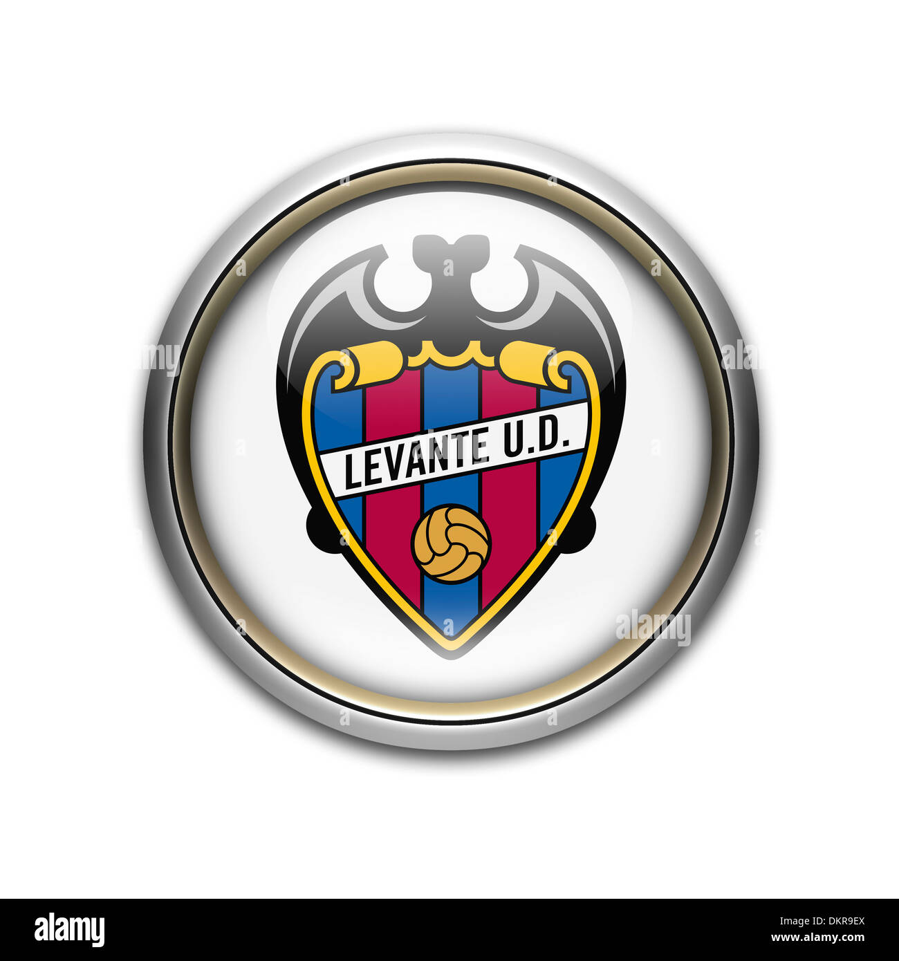 Logo Levante UD drapeau icône symbole emblème Banque D'Images