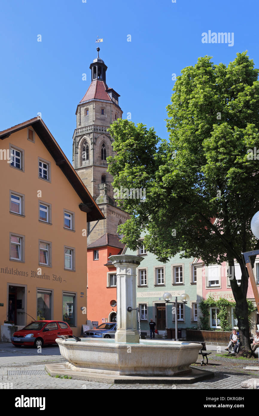 Weißenburg St Andreas Kirche Banque D'Images