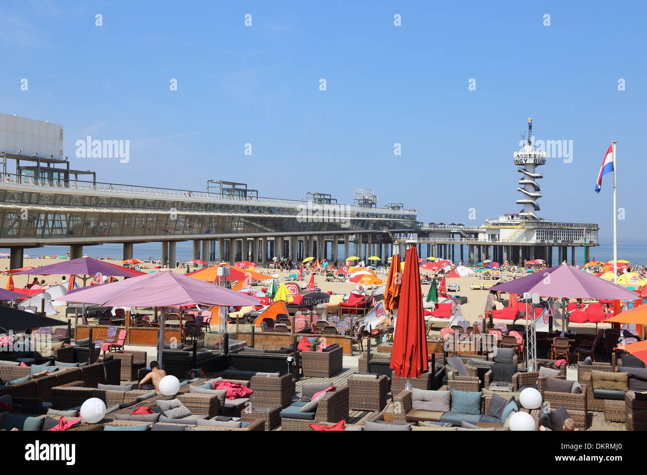 Den Haag Scheveningen Pier Banque D'Images