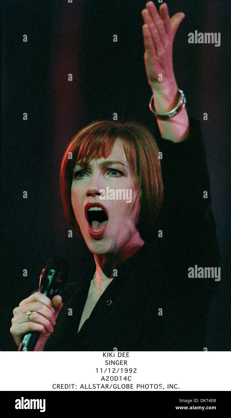 KIKI DEE.SINGER.11/12/1992.A20D14C. Banque D'Images