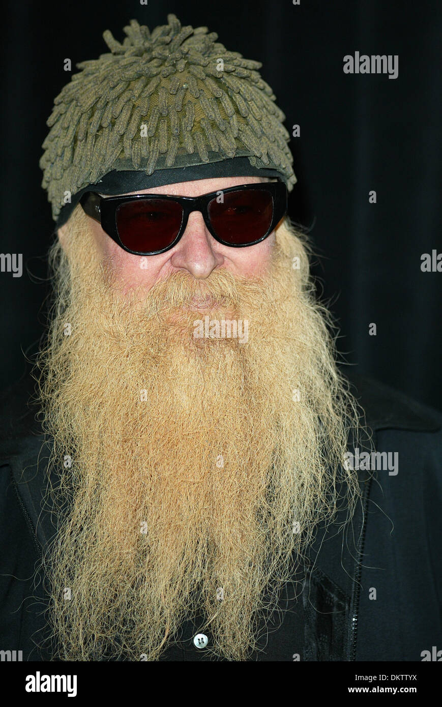 BILLY GIBBONS.ZZ Top.HILLS, LOS ANGELES, USA.Beverly Hilton Hotel, Beverly.20/05/2002.LA3901. Banque D'Images