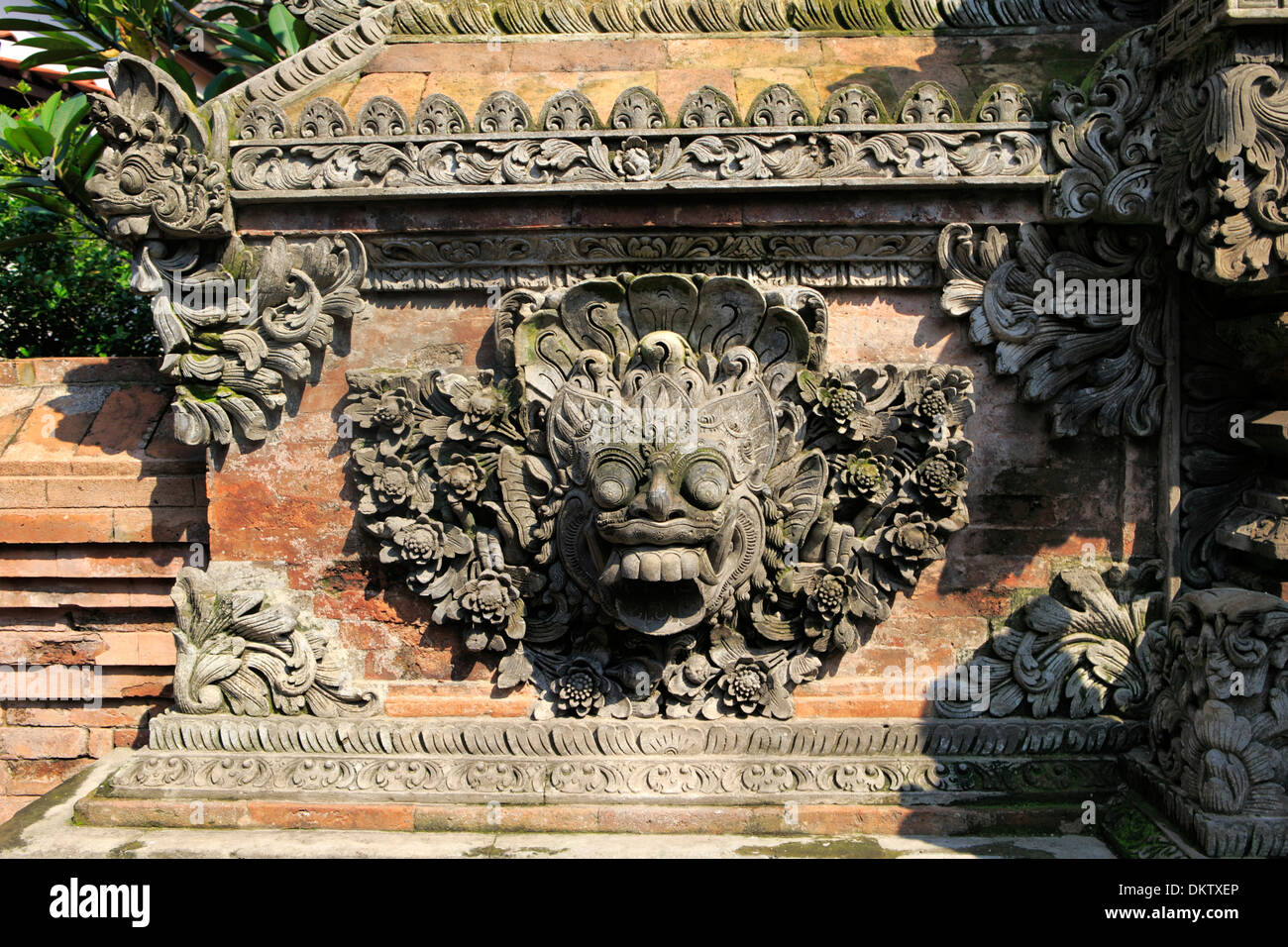 L'intérieur de temple balinais Sono Budoyo museum, Yogyakarta, Java, Indonésie Banque D'Images