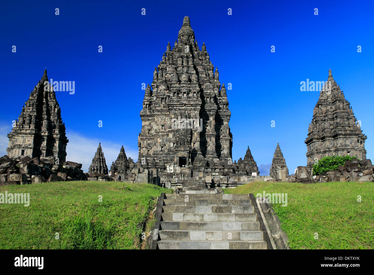 Roro Jonggrang, temple hindou (9e siècle), Prambanan, près de Yogyakarta, Java, Indonésie Banque D'Images