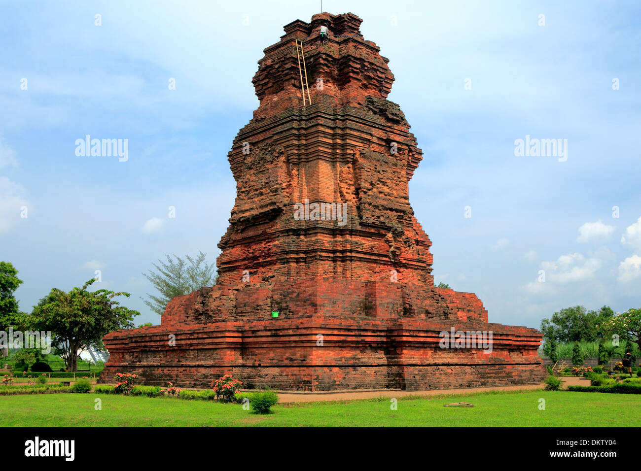 Candi Brahu ruines du temple (14e siècle), près de Trowulan, Mojokerto, Java, Indonésie Banque D'Images